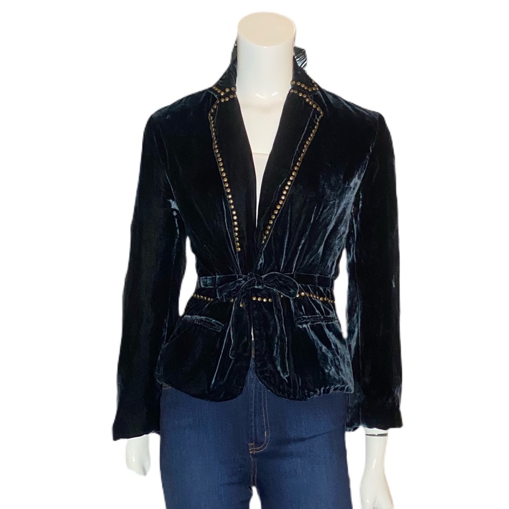 Joolay Velvet Silk Lined Blazer